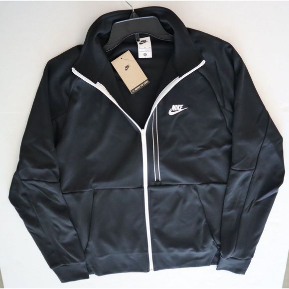 Nike DA0003 010 Men's Sz XL Black/White Sportswear N98 Tribute Full Zip Jacket - Picture 5 of 8